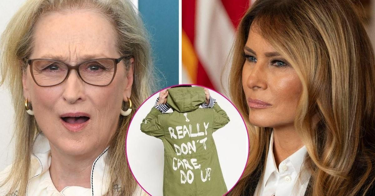 Meryl Streep Slams Melania Trump's Notorious Zara Coat — Her 'So Many Thoughts' Moment