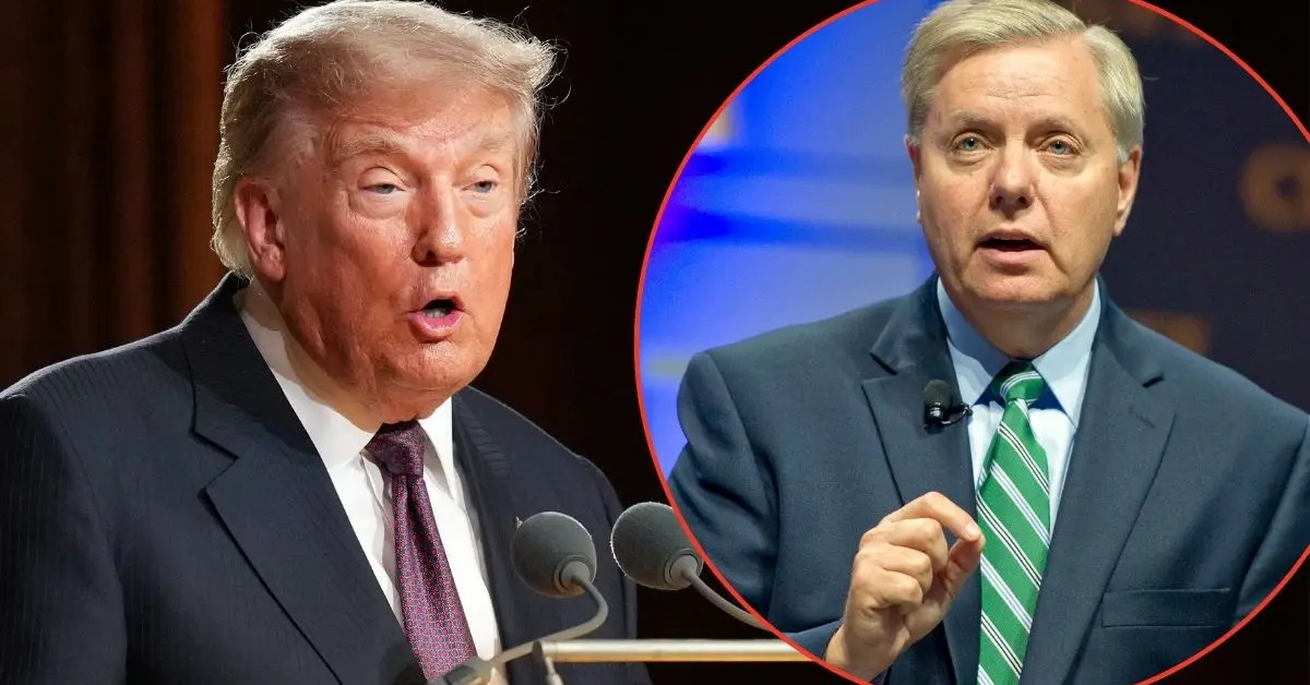 Trump's Unexpected Lines at Lindsey Graham's Memorial Spark Backlash